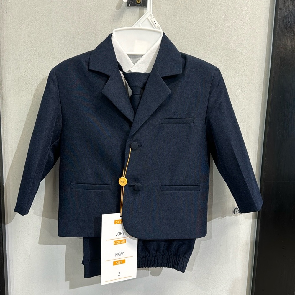 Peanut Butter Collection - Little Boys Suit - Sz 2